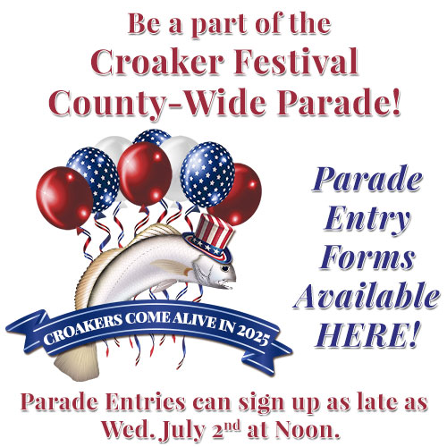 Croaker Festival Parade Entry Forms