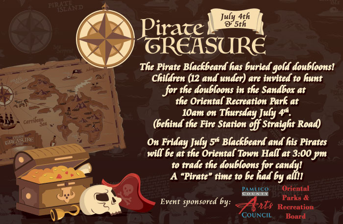 Croaker Festival Kid's Pirate Treasure Hunt - 2024 Info