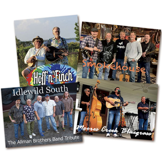 Croaker Festival 2025 Saturday bands include Mike Bramble, Post 12, Rubich's Cube and the Mad Fiddler